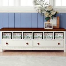 (익일배송) 이반투톤라탄서랍장6단