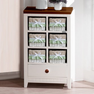 (익일배송) 이반투톤라탄서랍장7단