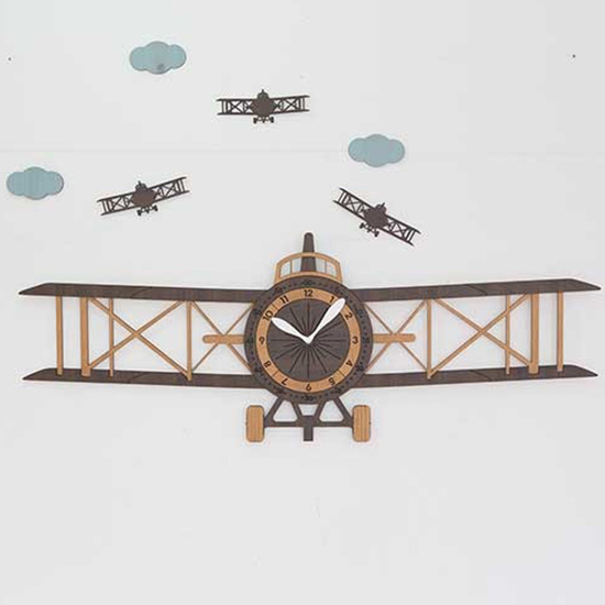 프로펠러비행기벽시계