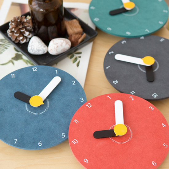 컬러원형벽시계