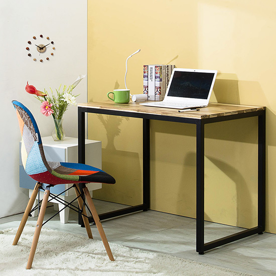 제이스아카시아원목철제책상일반900