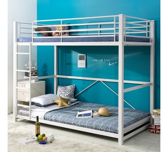 (8%즉시할인/익일배송) 토리노철제이층침대프레임(원목발판증정/매트리스업그레이드)