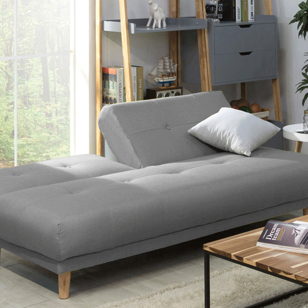 (익일배송) 라인패브릭(방수원단)3인독립형소파베드