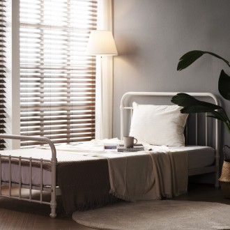 (5%추가할인/익일배송) 튜브철제슈퍼싱글침대프레임