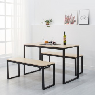 (한정수량) 에보니아 토리노다용도테이블(테이블 or 테이블+벤치의자2개) 무료설치