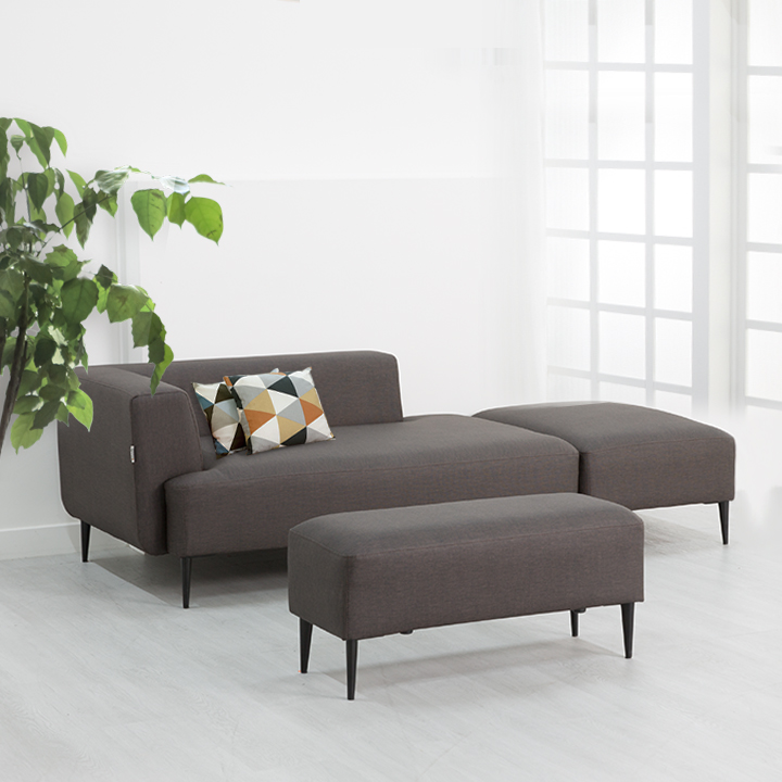 (익일배송/한정수량) 퍼즐2인용쇼파의자(스툴세트)