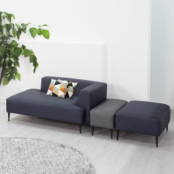 (익일배송/한정수량) 퍼즐2인용쇼파의자(스툴세트)