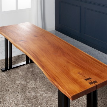 자연주의우드슬랩테이블_마호가니2200