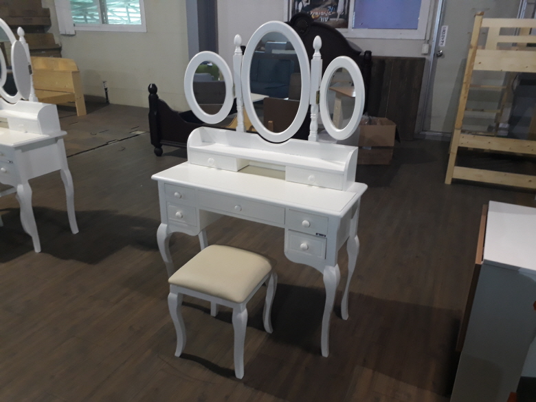 [B등급] 200212-4 로즈화장대세트_화이트