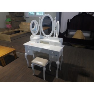 [B등급] 200212-5 로즈화장대세트_화이트