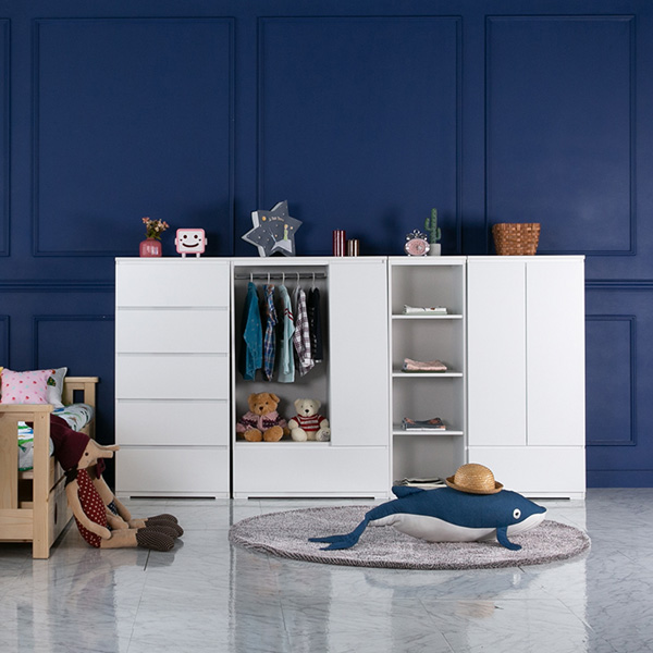 (한정수량) 에보니아 레이 토들러 키즈옷장 수납장 모음전 무료설치