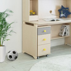 레이전면책상서랍장