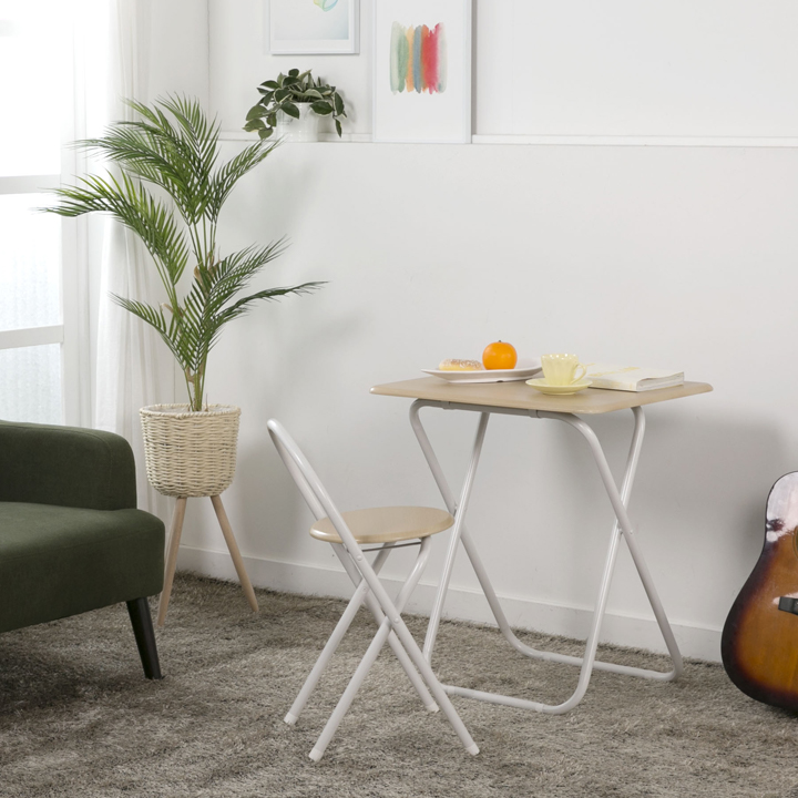 (익일배송) 크로스폴딩테이블의자세트