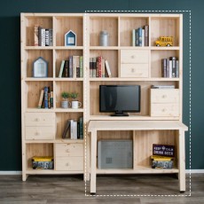 (착불) 로이소나무1200편수책상세트