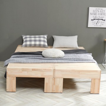 (착불) 그로브편백나무침대프레임(슈퍼싱글/퀸)