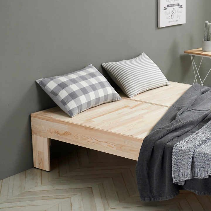 (착불) 그로브편백나무침대프레임(슈퍼싱글/퀸)