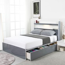 루시퍼수납형조명침대프레임(슈퍼싱글/퀸)