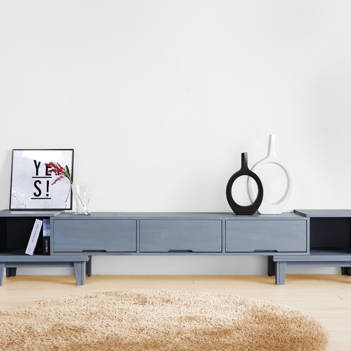 헤일리소나무확장형거실장