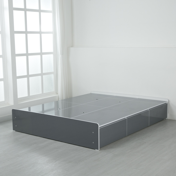 (익일배송) 에보니아 주니어 성인 수납 침대 프레임(슈퍼싱글/퀸) 무료설치