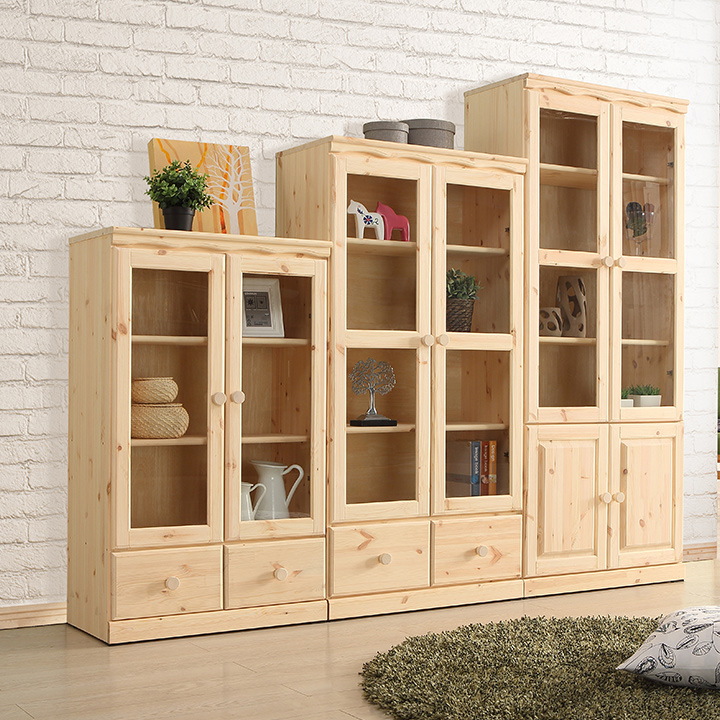 헤일리레드파인원목장식장(1200/1500/1800)