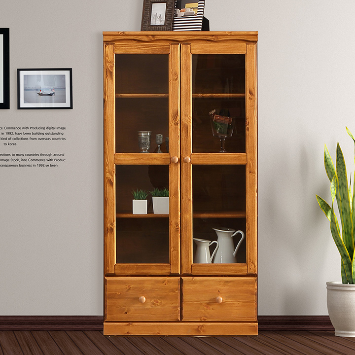 헤일리레드파인원목장식장(1200/1500/1800)