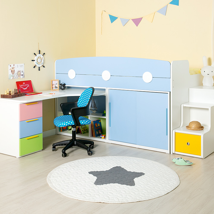 (착불) 플레이벙커침대프레임(EB2208)