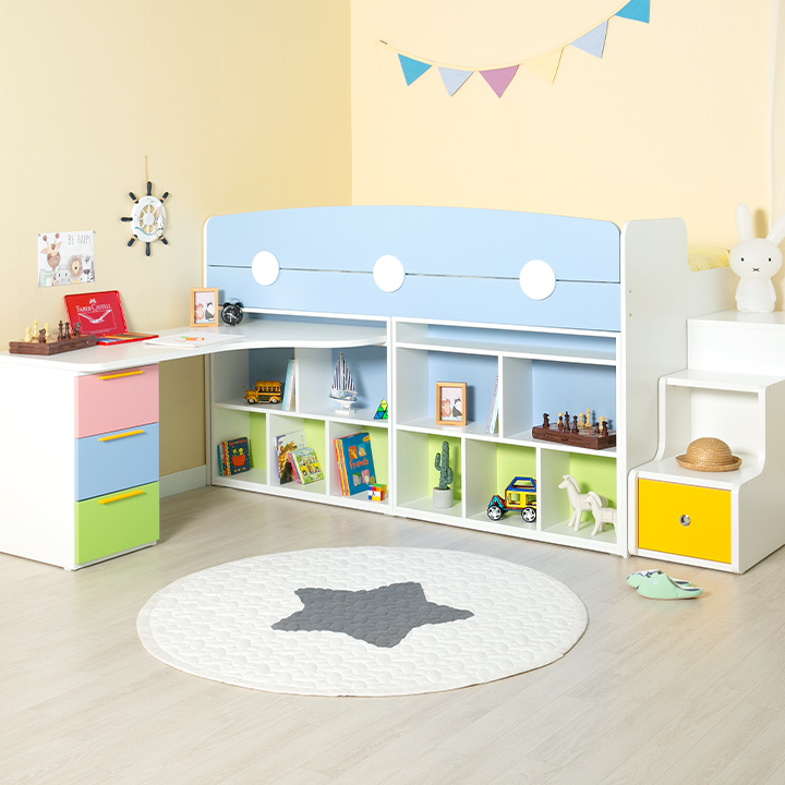 (착불) 플레이벙커침대프레임(EB2208-1)