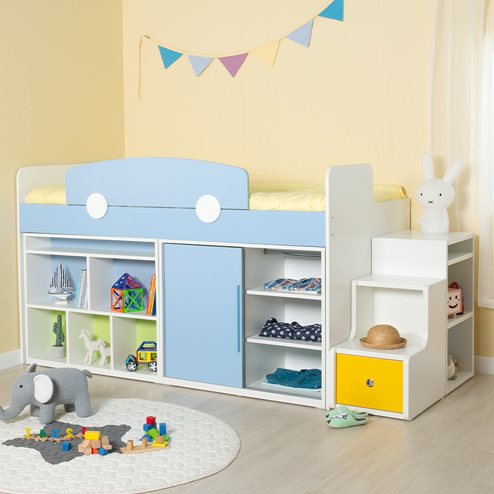 (착불) 플레이벙커침대프레임(EB2203)