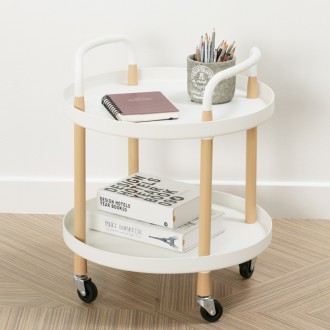 (한정수량특가/택배배송) 카더라운드2단트롤리