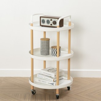 (한정수량특가/택배배송) 카더라운드3단트롤리