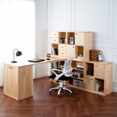 소나무원목모듈책상(책상/책장/서랍장)