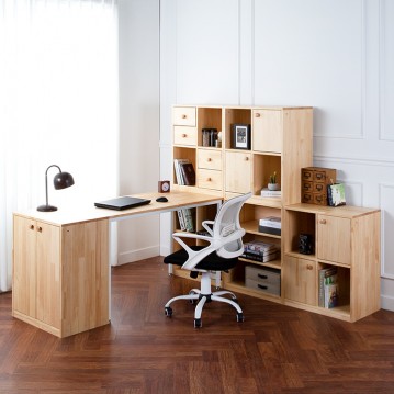 소나무원목모듈책상(책상/책장/서랍장)