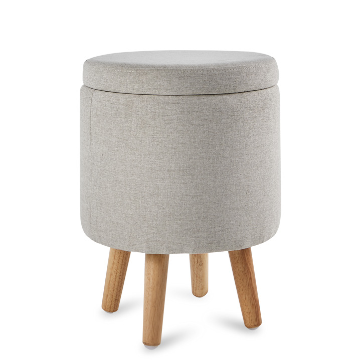 (착불) 밀크수납화장대스툴