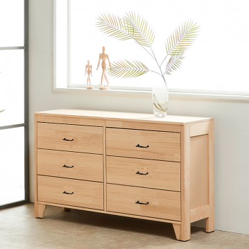 (착불) 에셔뉴송원목와이드3단서랍장