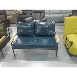 [샘플상품_A등급] 210430-11(IC-6) 철제2인소파_인조_블루