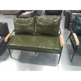[샘플상품_A등급] 210430-12(IC-6) 철제2인소파_인조_그린