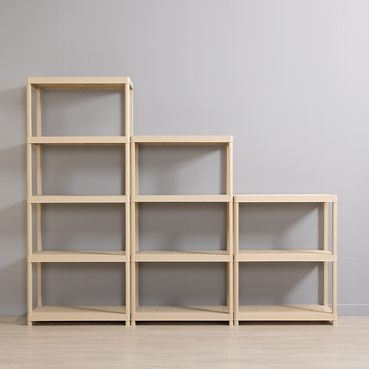 클리어와이드선반(3단/4단/5단)