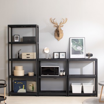 클리어와이드선반(3단/4단/5단)