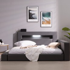 (착불)버드저상형침대가드형(퀸)(일반형/LED형)