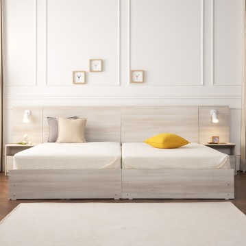 (착불) 타임호텔형패밀리침대(슈퍼싱글+슈퍼싱글)