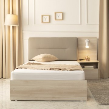 (착불) 타임호텔형가죽수납침대침대(슈퍼싱글)