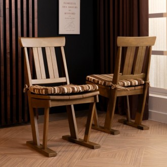 빈티지원목식탁의자