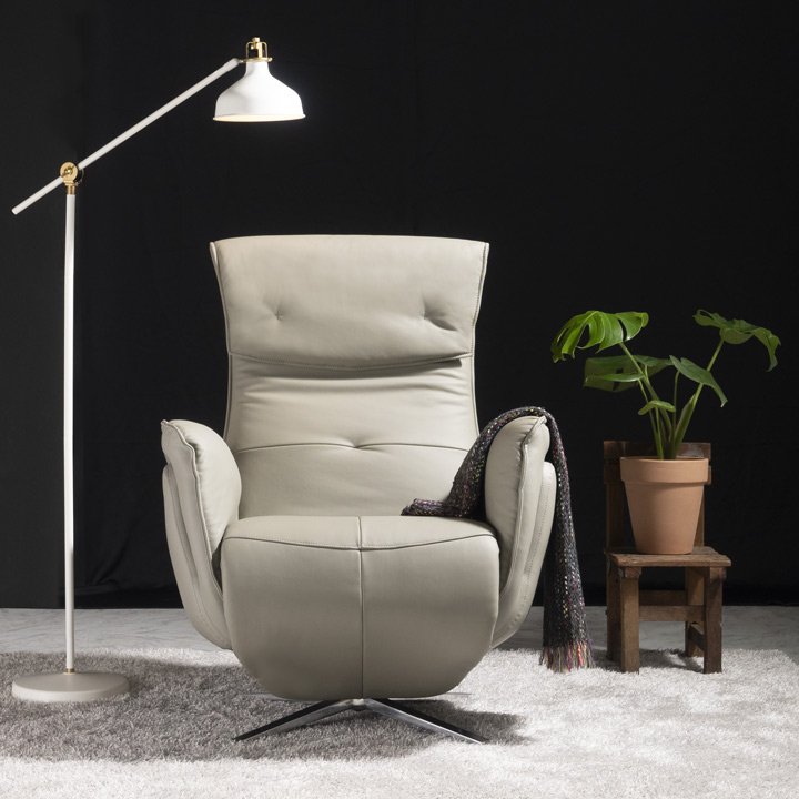 기네스전동라운지회전리클라이너(천연면피소가죽)