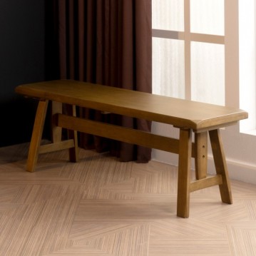 빈티지원목벤치의자