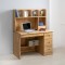 엘다원목편수책상3단서랍(책꽂이포함)