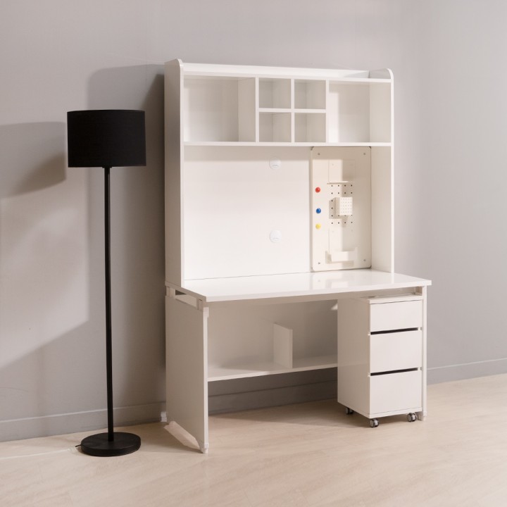 오로라전면책상(책꽂이포함)