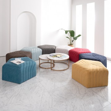 (단독특가) 클로버5각패브릭BIG스툴의자