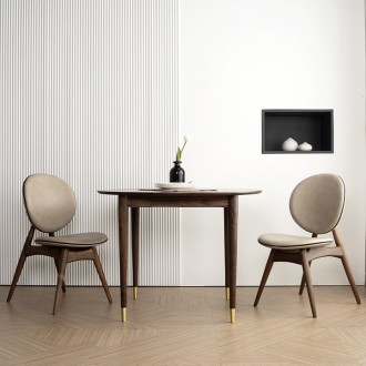 루체호두나무원형식탁세트(1000/1100/1200)