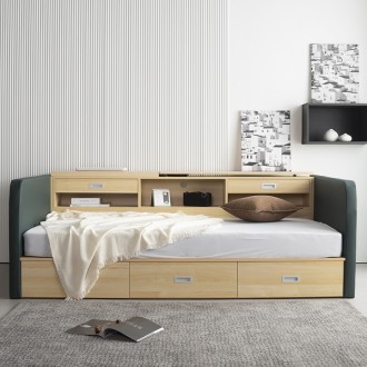 (착불)레아.2접이식테이블멀티수납형침대(S)