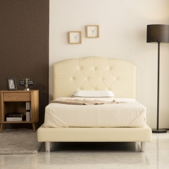 (착불) 마티아인조가죽침대(SS/Q)